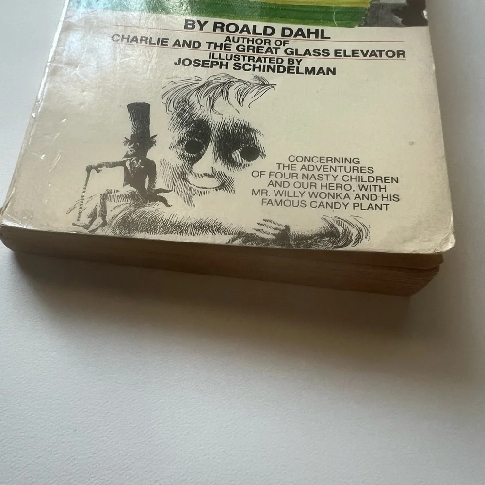 Vintage 1970s Troll paperback edition of Charlie and the Chocolate Factory